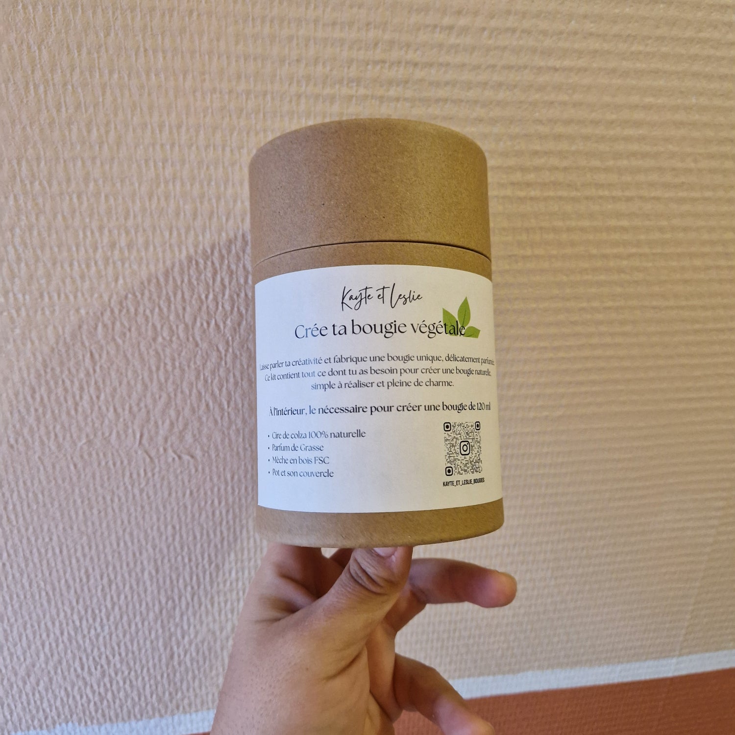 Kit DIY - Fabrique ta bougie Natur'Elles