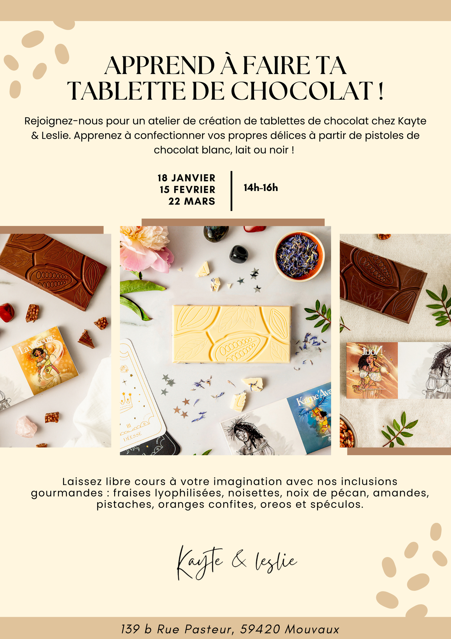 ATELIER « Fabrique ta tablette de Chocolat ! »