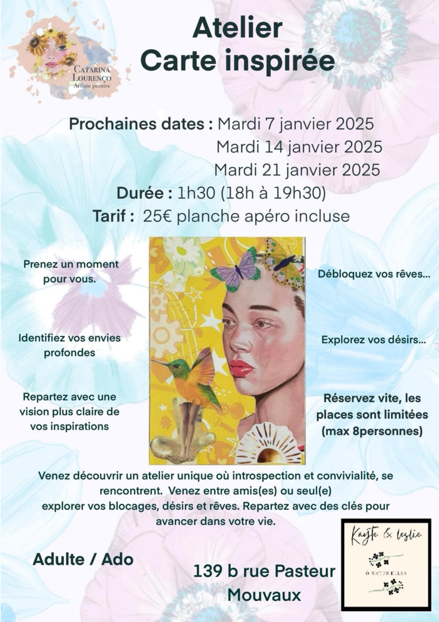 Atelier Artistiques avec Cat'Création de la peinture au DIY